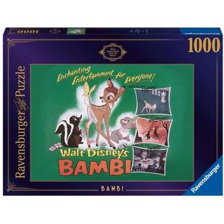 Ravensburger Disney Treasures from the Vault Bambi 1000 Piece Jigsaw Puzzle For Voksne - 16853 - Hvert stykke er unik softclick -teknologi betyde