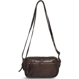 Pia Ries, skind crossbody - clutch, 078-brun