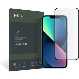 iPhone 13 Pro Max Hofi Hybrid Pro+ Beskyttelsesglas - Case Friendly - Sort Kant