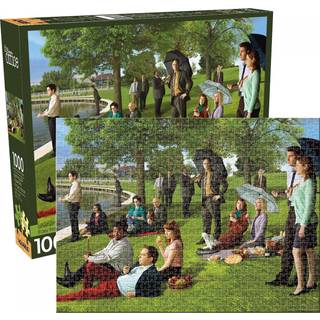 Aquarius Kontoret Sunday Afternous Puzzle (1000 Piece Jigsaw Puzzle) - Glare Free - Precision Fit - Officielt licenseret Office Merchandise & Col