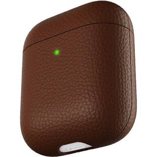 KeyBudz PodSkinz Artisan Series Leather Case - Handcrafted Leather Case for your Airpods - Slate