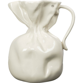Byon Crumple vase Hvid