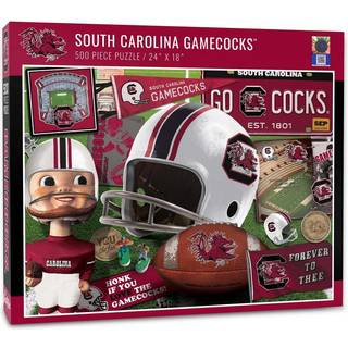 Youthefan NCAAs Carolina Gamecocks Retro Series -puslespil - 500 stykker hold farver store