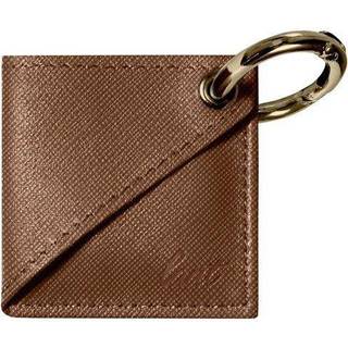 PRESTIGE AirTags holder - Tan Brun
