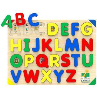 The Learning Journey: Lift & Learn ABC Puzzle - Alphabet Puzzles til sm?b?rn - f?rskolespil og aktiviteter for b?rn i alderen 3-6 ?r (26 stykker)