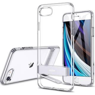 iPhone SE (2022), iPhone SE (2020), iPhone 8 og iPhone 7 ESR Fleksibelt Plastik Mobil Cover m. Kickstand - Gennemsigtigt