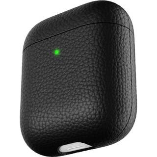 KeyBudz PodSkinz Artisan Leather Case (AirPods 1/2) - Sort