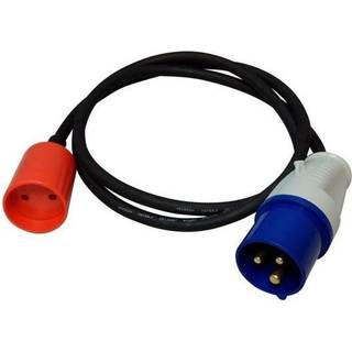 Gripo CEE adapter (M) 3P 1,5 meter 230V 10A