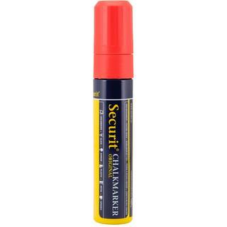 Securit Original kridt marker 7-15mm blokspids rød