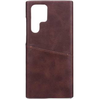 ONSALA Mobilecover Brown with Cardpocket Samsung S22 Ultra