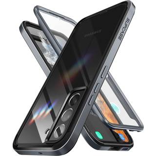 SUPCASE UB EDGE PRO SERIES SAG TIL SAMSUNG GALAXY S22 5G (2022 Release) Slim Frame Clear Protective Case med indbygget sk?rmbeskytter (sort)