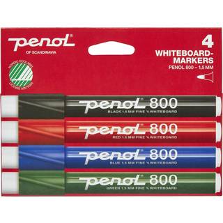 Penol 800 whiteboardmarkere 4-pak (På lager i varehus)