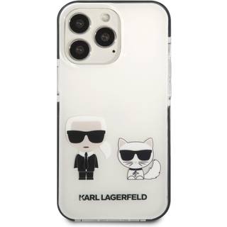 Karl Lagerfeld iPhone 13 Pro / 13 hardcase hvid/hvid Karl&Choupette