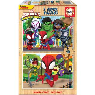 Educa Puslespil, Spidey & His Amazing Friends - 2 x 25 brikker