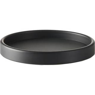 Sej Design rund serveringsbakke. Sort gummi bakke, 3 størrelser. Flaskebakke fra 85,- kr. - størrelse 14 cm