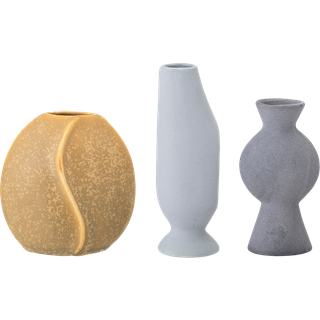 Bloomingville Bloomingville vase stengods 3-pakke Multi