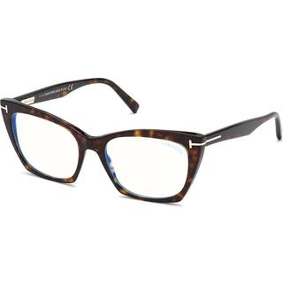 TOM FORD Kvinde FT5709-B 52 Optiske stel Acetat Havana Cat Eye Normal