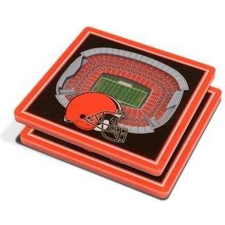 Youthefan NFL Cleveland Browns 3D Stadiumview Coasters - FirstEnergy Stadium