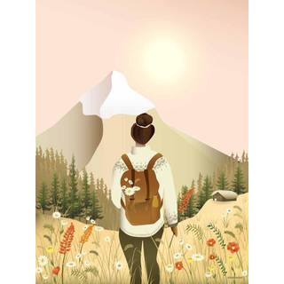 Hike With Me - Plakat 30x40 cm fra ViSSEVASSE