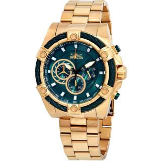 Invicta 25517 Bolt Grøn/Gul guldtonet stål Ø52 mm