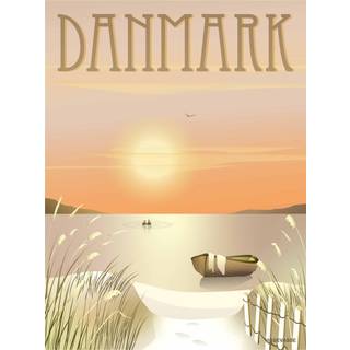 Danmark Klitterne - Plakat 50x70 cm fra ViSSEVASSE