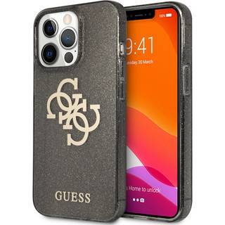 Guess Glitter 4G Big Logo Cover (iPhone 13/13 Pro) - Sort