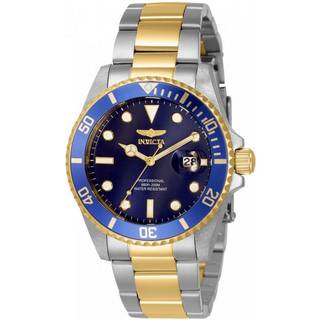 Invicta 33274 Blå/Gul guldtonet stål Ø38 mm