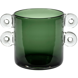 Serax Vases - 'Wind & Fire' vase, green in dark green Glass