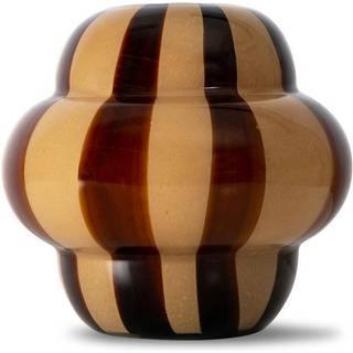 Byon Curlie Vase Beige / - Vaser Glas Brun - 5280604104