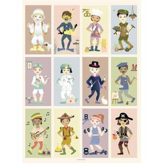 Tilbud: Spar 40% - When I Grow Up - Plakat 30x40 cm fra ViSSEVASSE