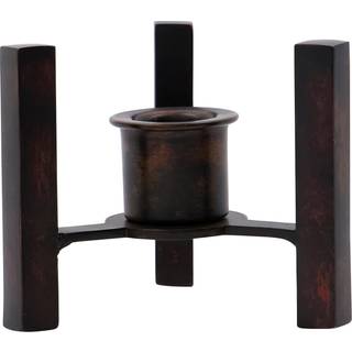 House Doctor Bejo Lysestage Antik 10x8x8 Cm - Lysestager Jern Brun - 203660090