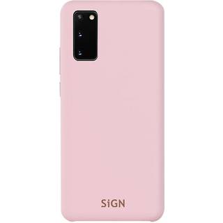 SiGN Liquid Silicone Cover til Samsung Galaxy S20 FE - Lyserød