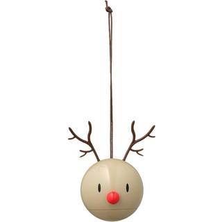 Reindeer Bumble Juleophæng 2 stk. fra Hoptimist - Latte farve - ABS