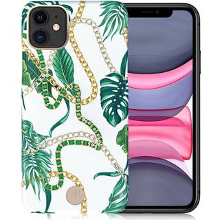iPhone 11 - KINGXBAR Luxury cover med Swarovski krystaller & magnet - Grøn