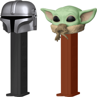 Star Wars The Mandalorian Funko Pop Pez 2-Pack | Mandaloriansk og barn
