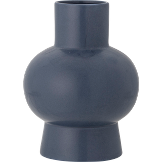 Bloomingville Iko Vase 19 Cm - Vaser Stentøj Blå - 82054819