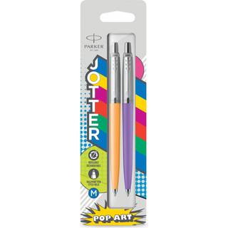 Jotter Originals 60's Pop Art Ballpen M Blue, Marigold, Frosty Purple 2-pak, Parker 2141358, 6stk