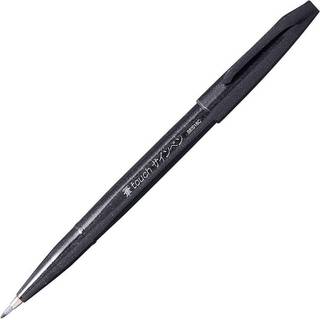 Pentel Brush Sign Pen Fineliner | Sort