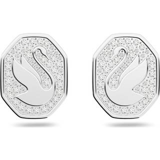 Swarovski Signum Swan Earrings - Silver