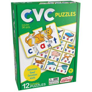 Junior Learning JL240 CVC Puzzles Multicolor