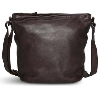Pia Ries, skind crossbody, 054-brun