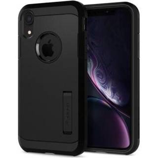 iPhone XR Spigen Tough Armor Hybrid Cover m. Kickstand - Sort