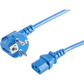 Standard 230V netkabel - Blå - 1.8 m