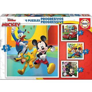 Educa 12-16-20-25 Progressive Mickey & Friends