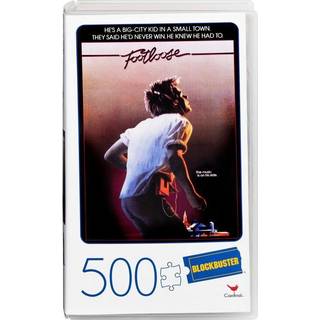 500-stykke voksen puslespil i plast Retro blockbuster VHS Video Case Footloose