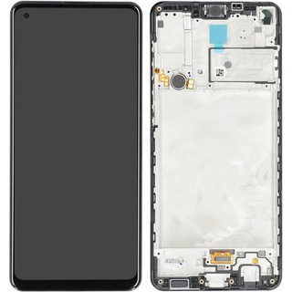 Samsung Galaxy A21s Skærm med LCD Display - Sort