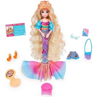 Havfrue High Finly Deluxe Mermaid Doll & Accessories med aftageligt haledukke t?j og mode tilbeh?r b?rn leget?j til piger i alderen 4 og op