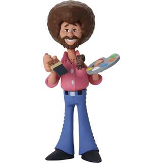 Bob Ross 6-tommer Toony Classics Bevægelig Actionfigur med Peapod fra NECA