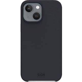 SiGN Liquid Silicone Cover til iPhone 13 Mini - Sort