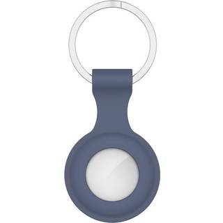Tech-Protect Icon Silikone Cover til AirTag m. Nøglering - Sort